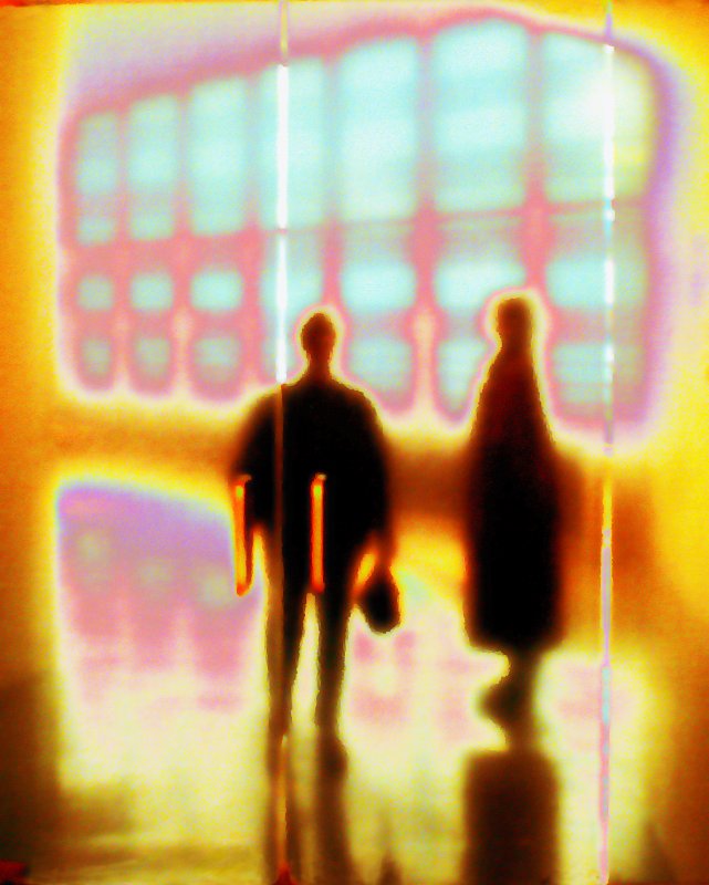 At the spaceport - by Tony Karp